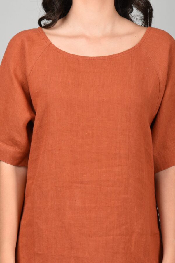 Midi Dress Orange - Image 2