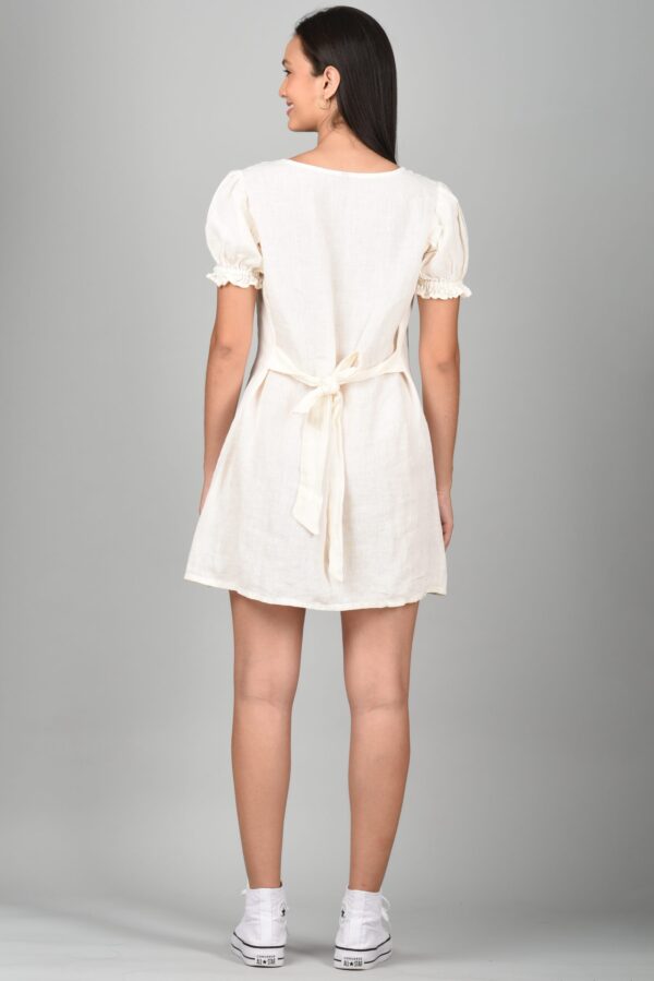 Midi Dress White - Image 3