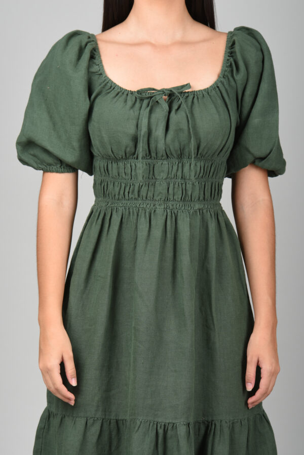 Long Midi Dress Green - Image 6