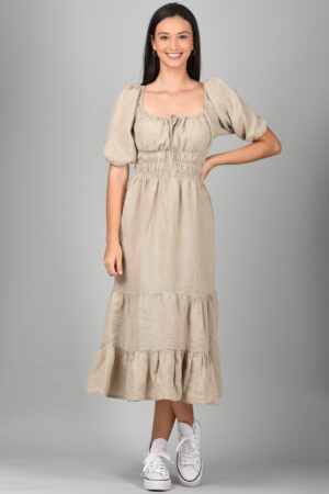 Long Midi Dress Natural