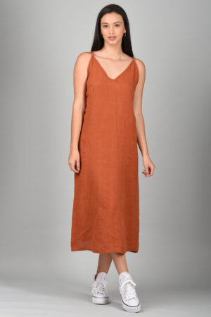 Long dress Orange
