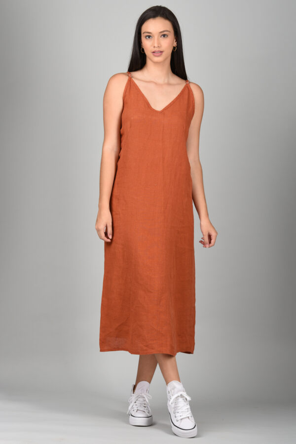 Long dress Orange