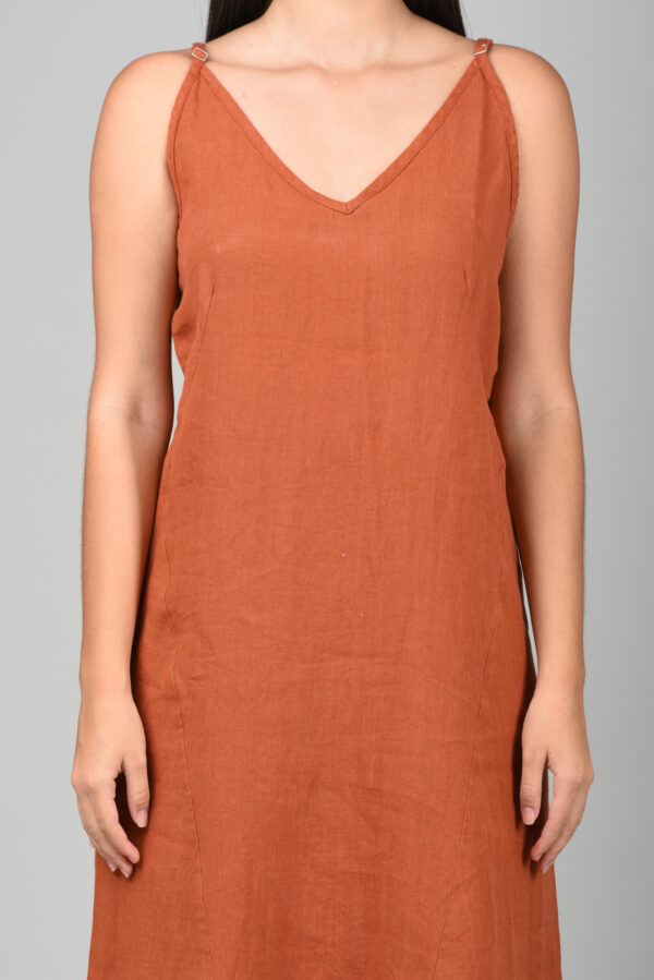 Long dress Orange - Image 6