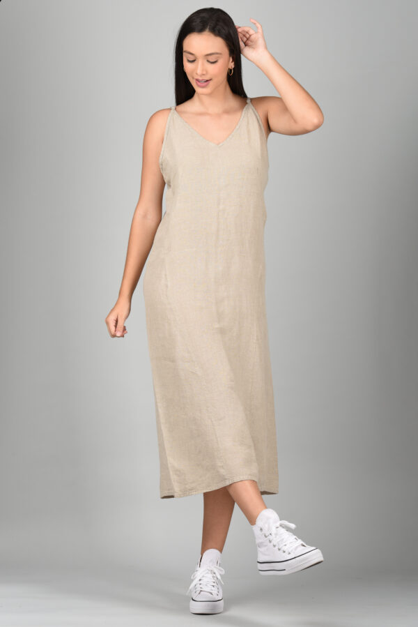Long dress Natural - Image 2