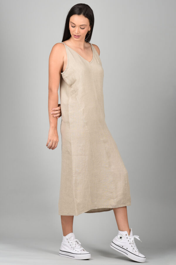Long dress Natural - Image 3