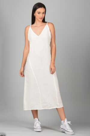 Long dress White