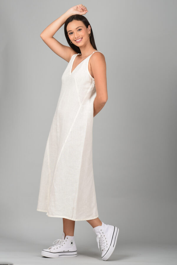 Long dress White - Image 4