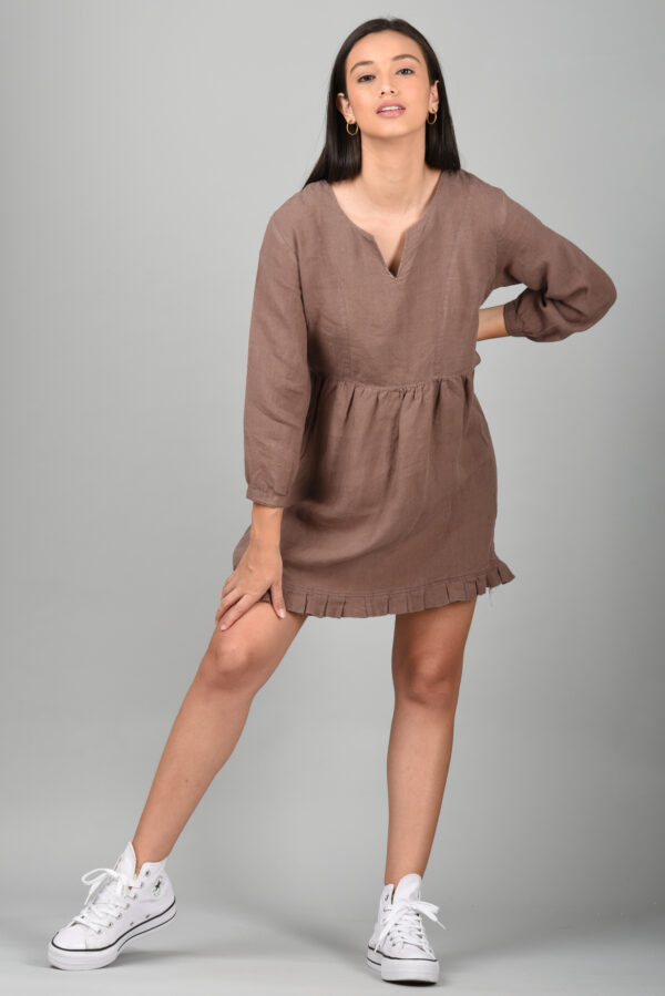 Midi Dress Brown - Image 5