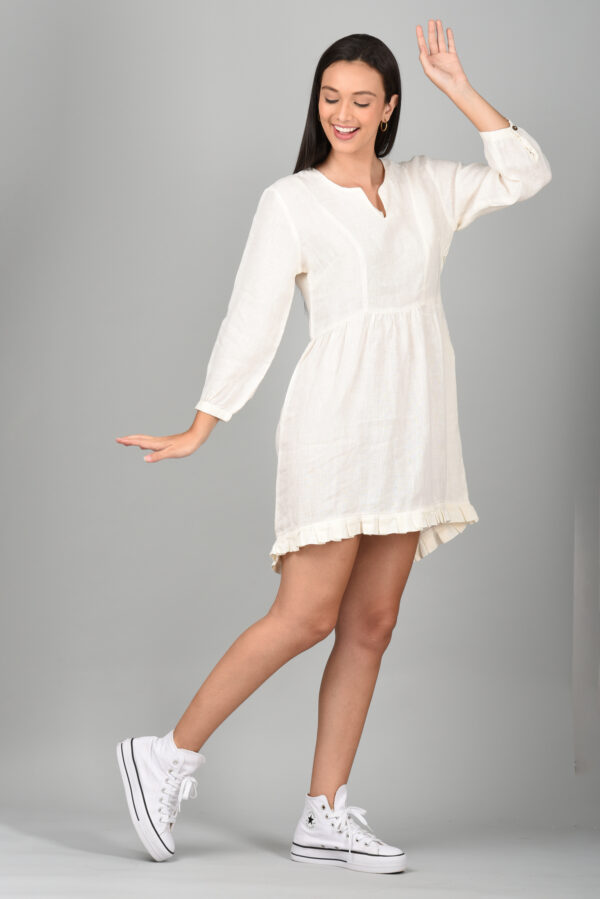 Midi Dress White - Image 3