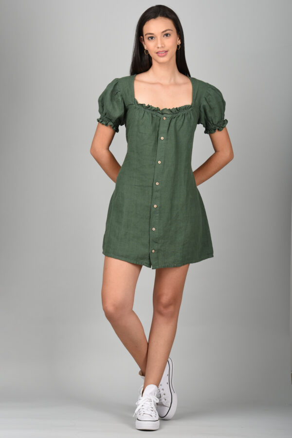 Midi Dress Green - Image 7