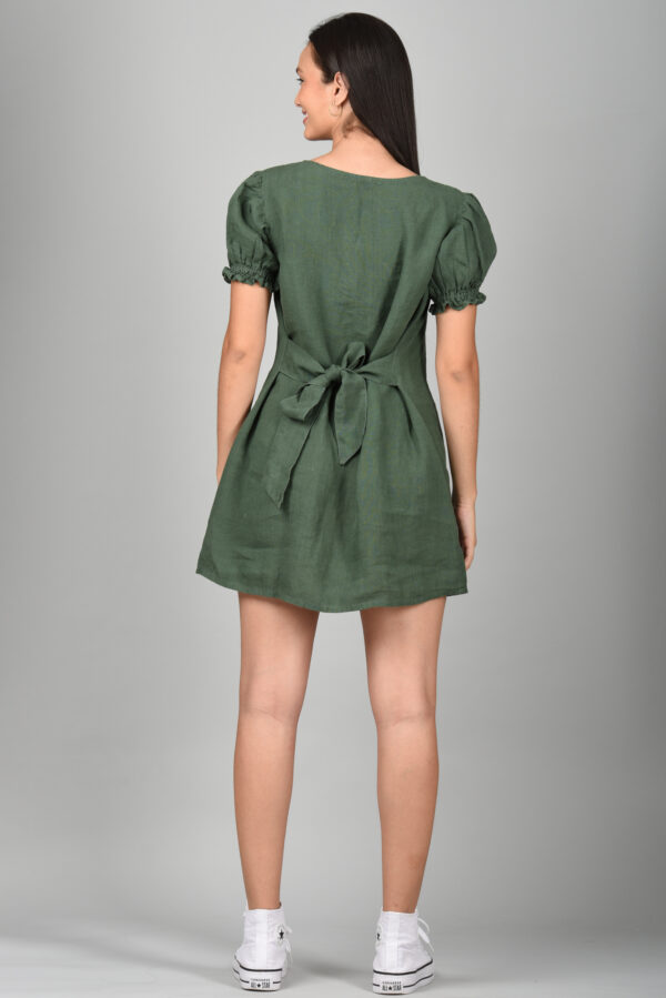Midi Dress Green - Image 4