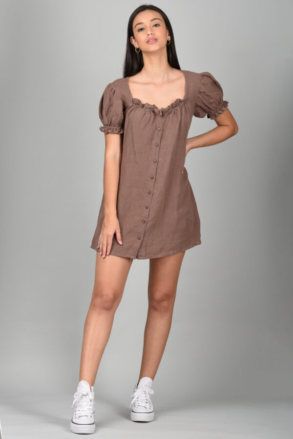 Midi Dress Brown