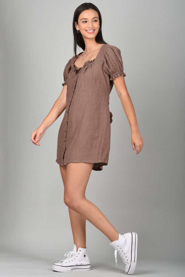 Midi Dress Brown - Image 9