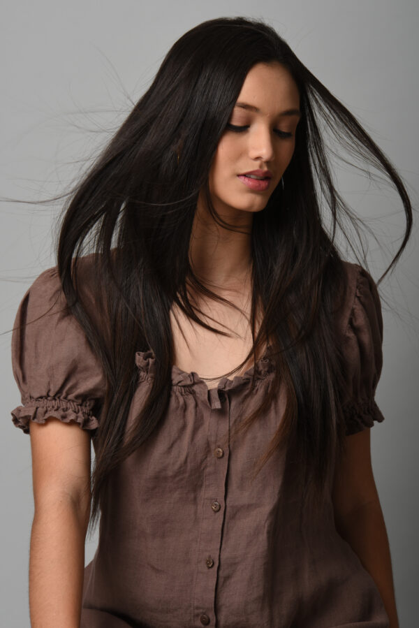 Midi Dress Brown - Image 5