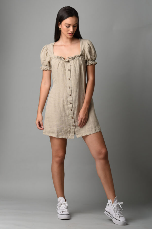 Midi Dress Natural - Image 7