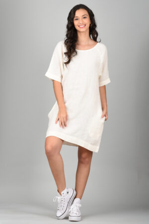Midi Dress White