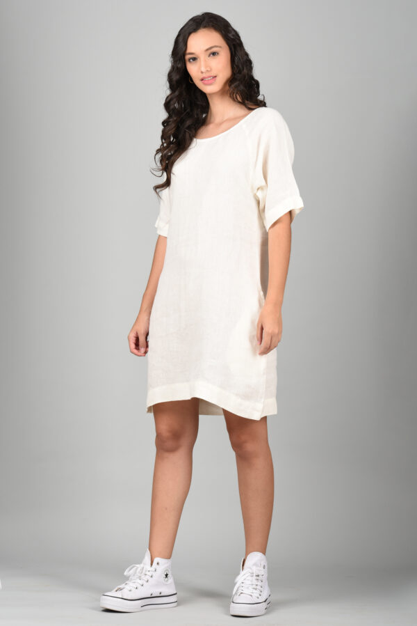 Midi Dress White - Image 4