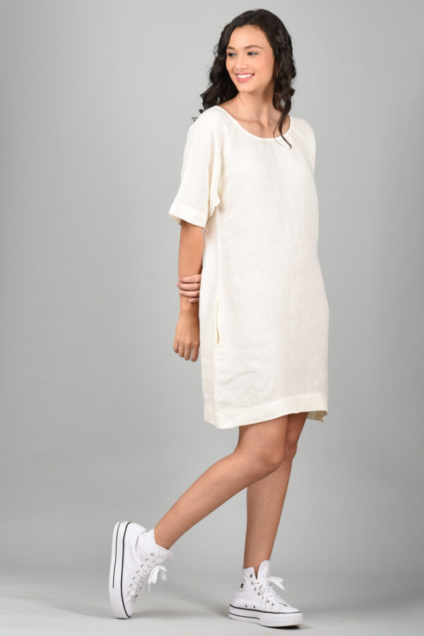 Midi Dress White - Image 5