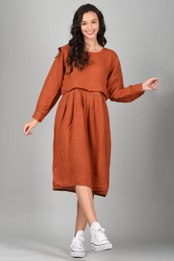 Farm Dress Orange