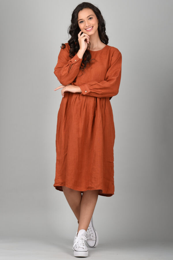 Farm Dress Orange - Image 2