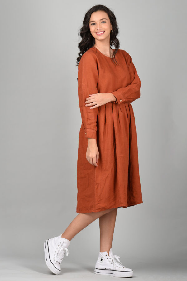 Farm Dress Orange - Image 3