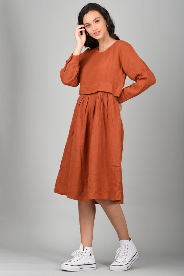 Farm Dress Orange - Image 4