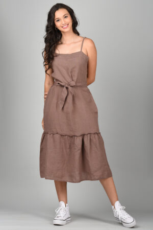 Farm Dress Brown
