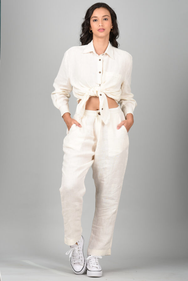 Shirt & Pent White - Image 2