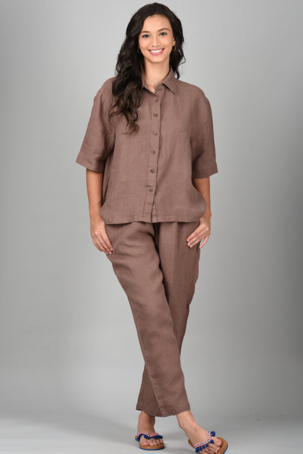 Pyjama Set Brown - Image 2