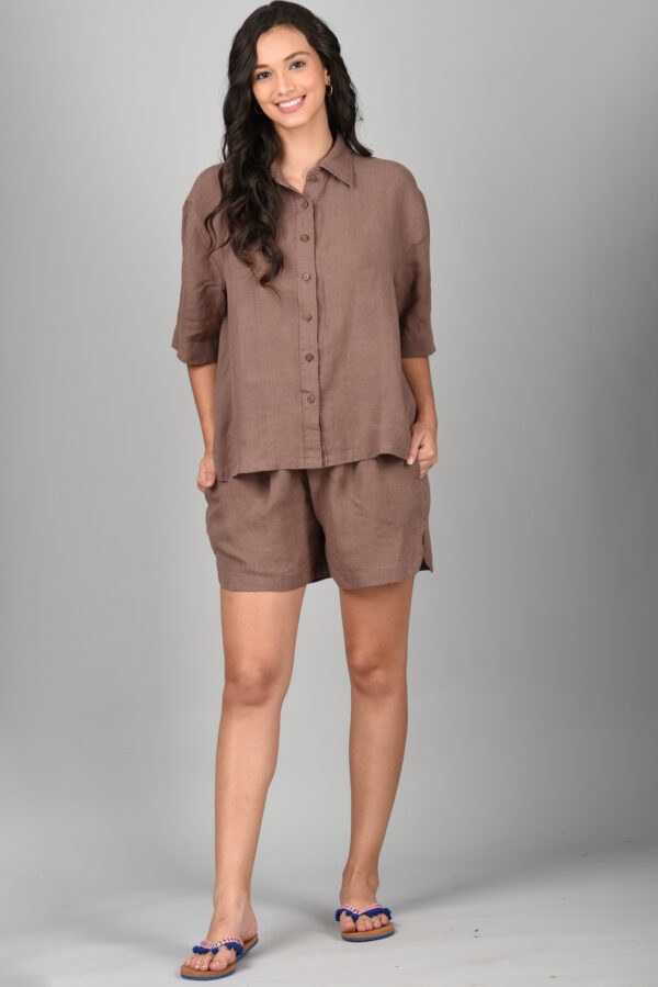 Shorts Set Brown - Image 3