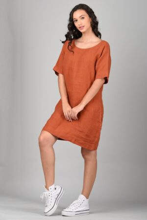 Midi Dress Orange