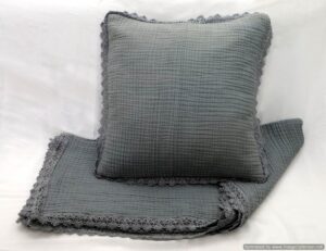 Comfortable Cushion Cover (Grey)