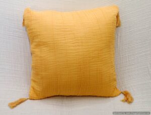 Comfortable Cushion Cover (yellowish)