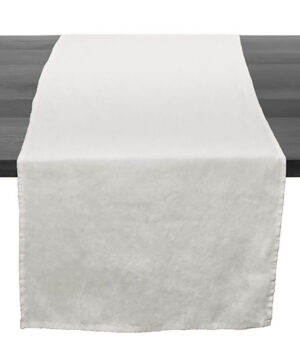Linen Table Runner Off White