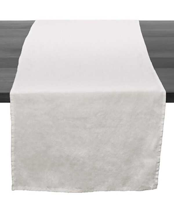 Linen Table Runner Off White