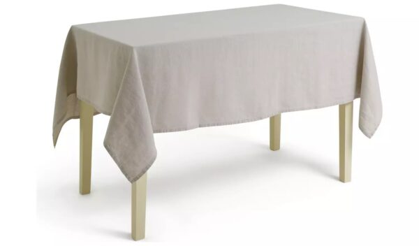 Linen Table Cover Natural