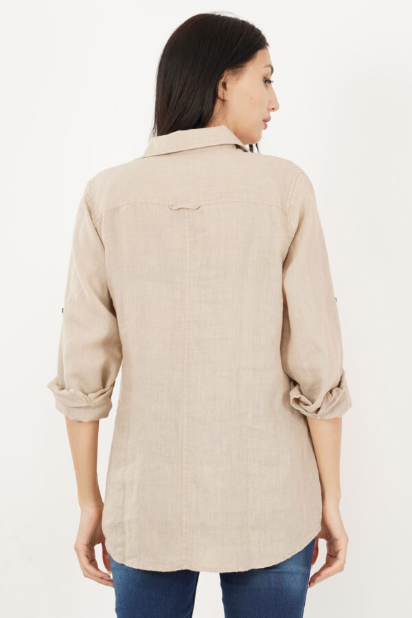 Linen Shirt Natural - Image 6