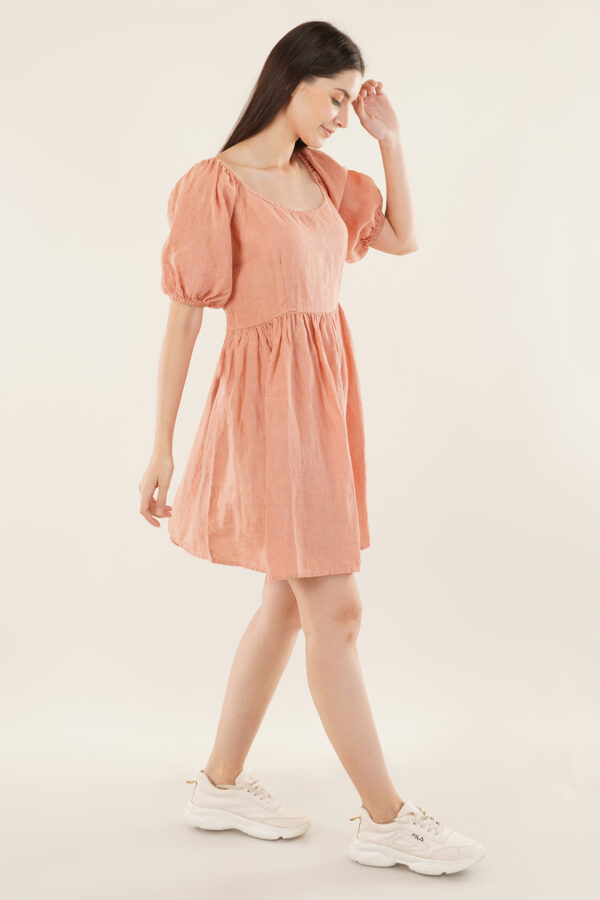 Drop Waist Dress Blush - Image 2