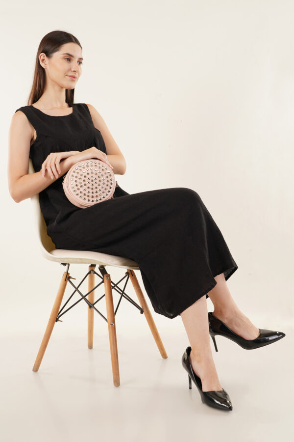 Long dress Sleeveless Black - Image 2