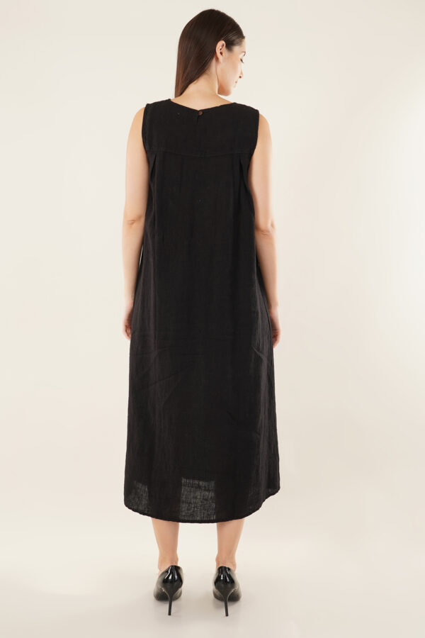 Long dress Sleeveless Black - Image 6