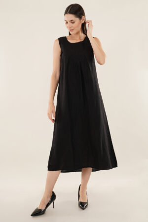 Long dress Sleeveless Black