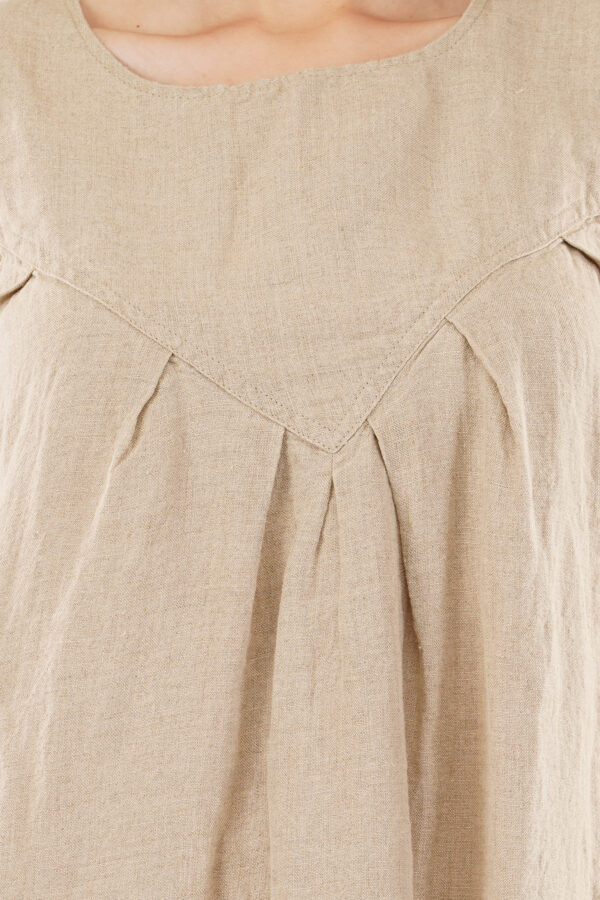 Long dress Sleeveless Natural - Image 6